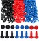 600pcs 10mm Plastic Safety Eyes with Washers – Black, Blue & Gold Craft Eyes for Amigurumi, Crochet Toys, Stuffed Animals & DIY Plush Making (with Storage Box)